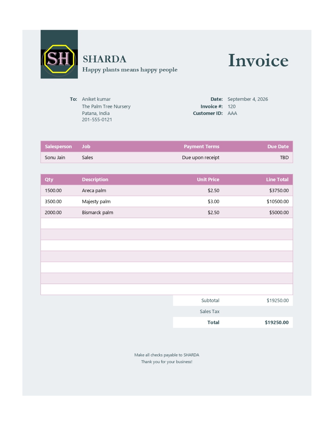 Invoice